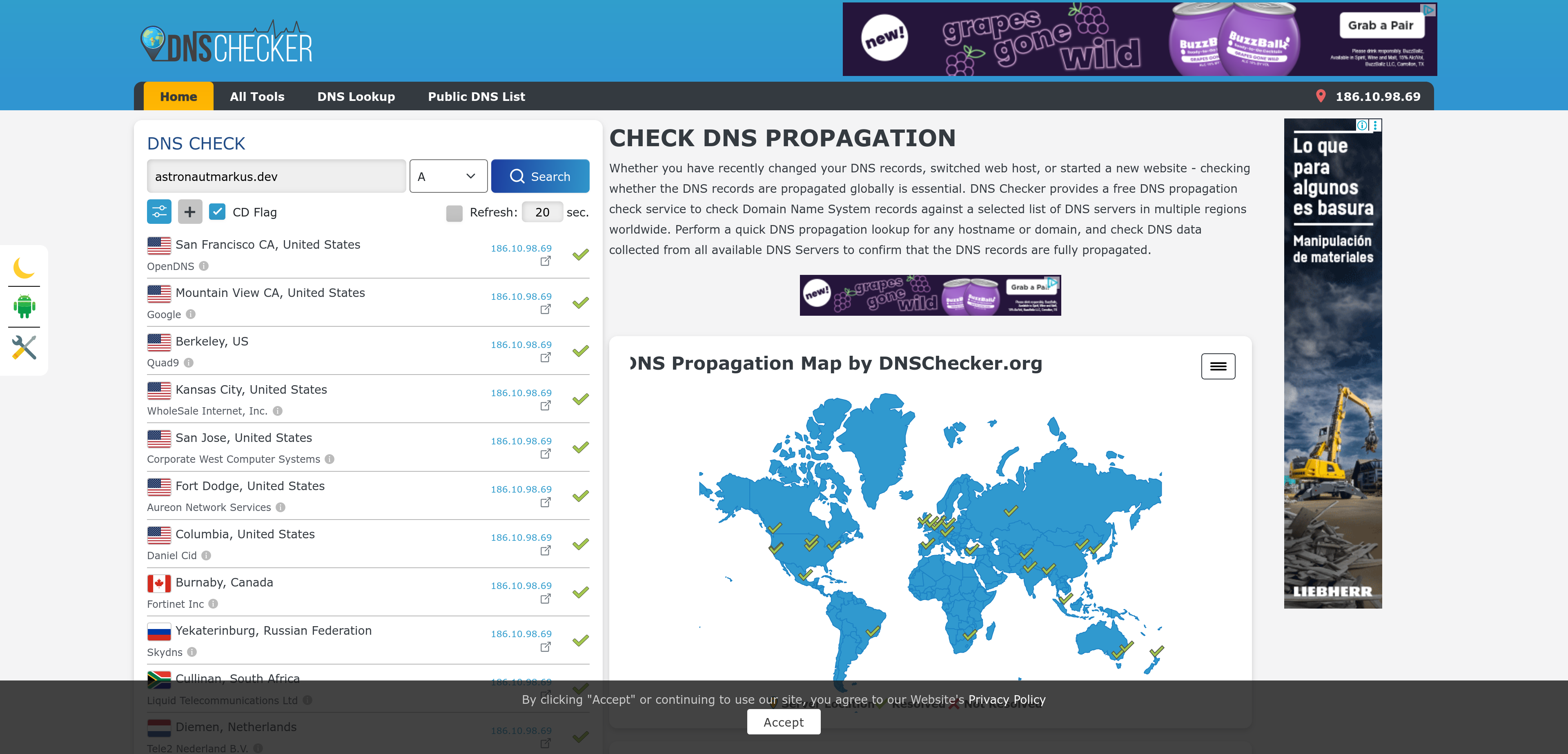 DNS Checker
